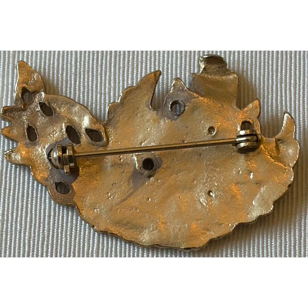 Vintage Siam Thailand Thai Figural Brooch‎ Pin FABULOUS!